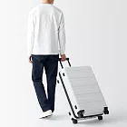 【MUJI 無印良品】四輪硬殼止滑拉桿箱105L 柔白