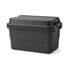 【MUJI 無印良品】耐壓收納箱/大/黑/約50L
