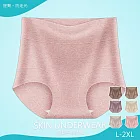 【KISSDIAMOND】輕塑收腹高腰純棉透氣內褲(KDW-M7394) L 豆沙