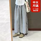 【慢。生活】春夏雲朵褲日系氣球褲大碼闊腿褲 5968  FREE 灰色