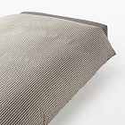 【MUJI 無印良品】再生聚酯速乾被套/Q /雙人加大/棕格紋