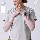 ADISI Ni-COOL+抑菌吸濕涼爽抗UV袖套(開錶洞款) AS24005 (S-2XL) S 粉膚