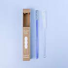 好玻 GOODGLAS | 雙色吸管單入組-藍黑/圓球款