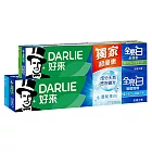 【週週好給利】DARLIE好來 全亮白清新薄荷+蘆薈小蘇打1+1超值組