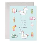 【 E.Frances 】Pool Party Birthday Card 生日卡 #BD320