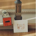 【右手超人】可調式日期印章 / 小／舉旗子