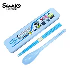 【正版授權】台北捷運 x 三麗鷗 兩件式 餐具組 日本製 環保餐具/湯匙/筷子 50周年紀念 大耳狗/美樂蒂/凱蒂貓/酷企鵝/布丁狗