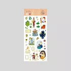 【 Hello Studio 你好工作室 】狐吉博物館 Huchii Museum｜和紙貼紙