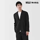 【MUJI 無印良品】男透氣彈性外套 M 黑色