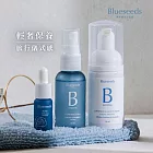 【Blueseeds 芙彤園】玫瑰煥顏隨身保養組 旅行組 (保濕潔顏慕斯30ml+保濕精露噴霧30ml+玫瑰精油露5ml)