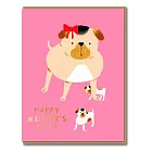 【CAROLYN SUZUKI】Pug Mama 母親卡 #CS1528