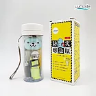 LUFstyle 防災應急瓶 10合1 防災瓶 避難 求生 緊急應變-小藍熊