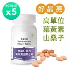 【SALVIA】Salvia高單位複方葉黃素山桑子錠 5瓶共300顆