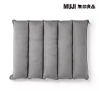 【MUJI 無印良品】可拼接柔軟多用途靠枕 /墨灰