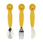 比利時 Trixie 動物造型刀叉匙3件組- 陽光獅子