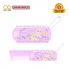 sun-star 迪士尼系列 卡通摺疊兩用梳與尺 長髮公主