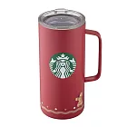 [星巴克]紅薑餅人不鏽鋼把手杯