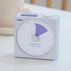 【韓國Nelna】可磁吸 靜音秒針 番茄計時鐘 ‧ Purple