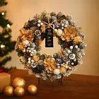 【日本Green House】Xmas聖誕 精美裝飾花圈(M) ‧ 冬日雪松
