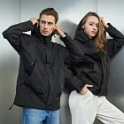 【KISSDIAMOND】G-Pro超能抗風雨輕量極鋒衣(KDFJ-2518) L 黑色