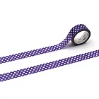 【日本mt和紙膠帶】1P Deco系列 ‧ 點點/深紫色