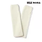 【MUJI 無印良品】再生聚酯纖維舒適絨毛袖套 FREE 象牙白