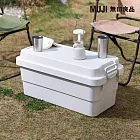 【MUJI 無印良品】耐壓收納箱 /特大約70L
