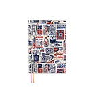 珠友 A5/25K花布可調式書衣 02復古解藥