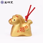 日本-薬師窯 招福干支系列 彩耀招福壽壽馬（金福土鈴）