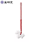 日本-薬師窯 招福干支系列 白祥招福馬吊飾（附招福御籤）