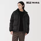 【MUJI 無印良品】男輕量羽絨可攜式外套 S 黑色