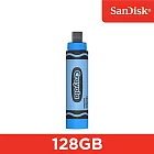 SanDisk? Crayola? USB-C?? 隨身碟 128GB (公司貨) 天空藍