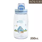 【HOUSUXI舒希】蠟筆小新 - Tritan彈蓋水瓶 550ml-藍-A3
