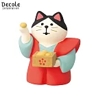 【DECOLE】concombre 悠閒節分會 禮服撒豆貓 紅