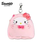 【日本正版授權】三麗鷗 貓咪幽靈系列 彈力 票夾零錢包 - 凱蒂貓