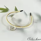 【卡樂熊】韓版珍珠輕奢造型髮箍- 細珠單排