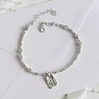 【HandStyle】手鍊 韓系個性愛心方牌幾何方珠拼接手鍊(47040) _方牌款