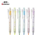 (6色1包)優點 香味按動螢光筆