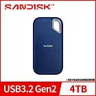 SanDisk E61 4TB 行動固態硬碟 公司貨  寶藍