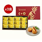 吳寶春 無嫌鳳梨酥禮盒(12入/盒)；共3盒
