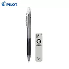 (限量送軟尺) PILOT 樂彩自動鉛筆0.5+2B鉛芯 透明黑