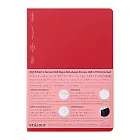 STALOGY 365 days筆記本橫線 A5-橫線紅