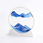 【上手家居】流沙畫(沙漏/流動畫/沙漏畫/流沙擺飾/流砂畫/生日禮物) 夜空藍