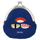 日本 DECOLE 刺繡口金零錢包 握壽司