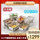 【日本新瀉燕三條】304不鏽鋼深型調理碗/過濾網(超值六件組)