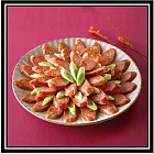 【蔗雞王】手工製蒜味香腸(320g)