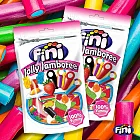 【福利品】Fini 菲尼 西班牙原裝進口-繽紛軟糖4入優惠組(180g x 4)
