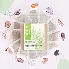 文聚 貓與自然農 咕萌嚀花草茶禮盒(檸檬草12包入)無