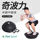 Funsport-奇波力半圓平衡球-黑(BOSU球/博速球/balance step)