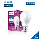 Philips 飛利浦 超極光真彩版 13W/1700流明 LED燈泡-晝光色6500K 4入 (PL12N)